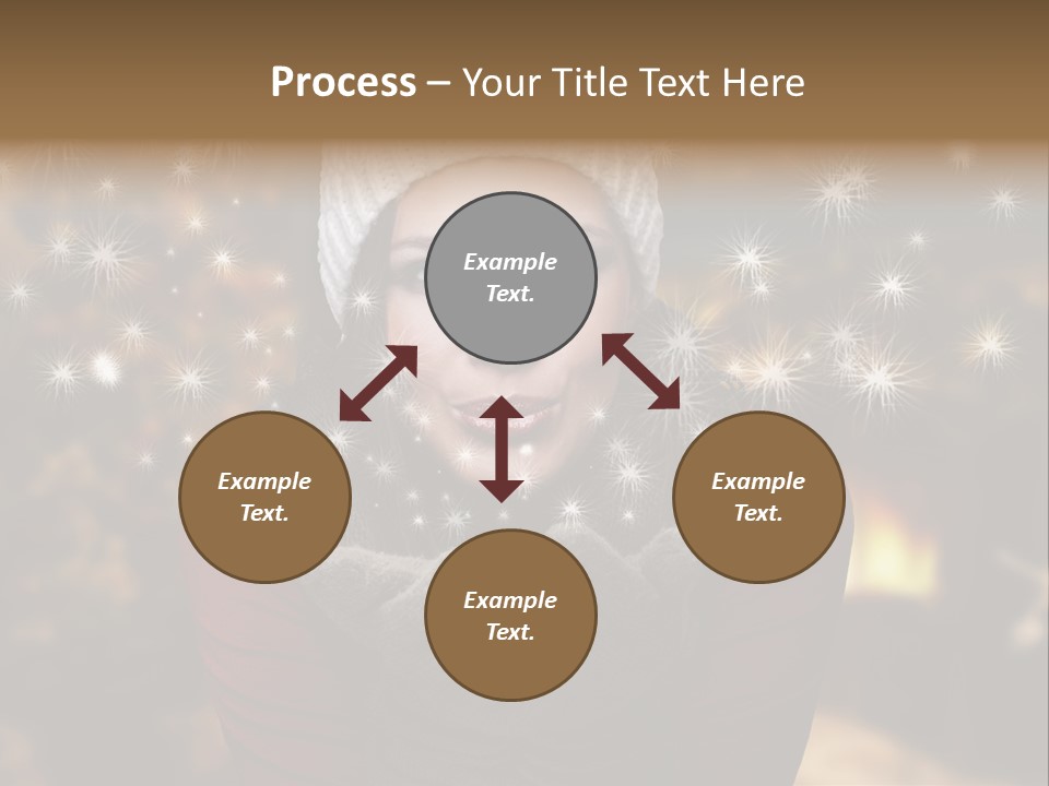 Background Hands Hat PowerPoint Template