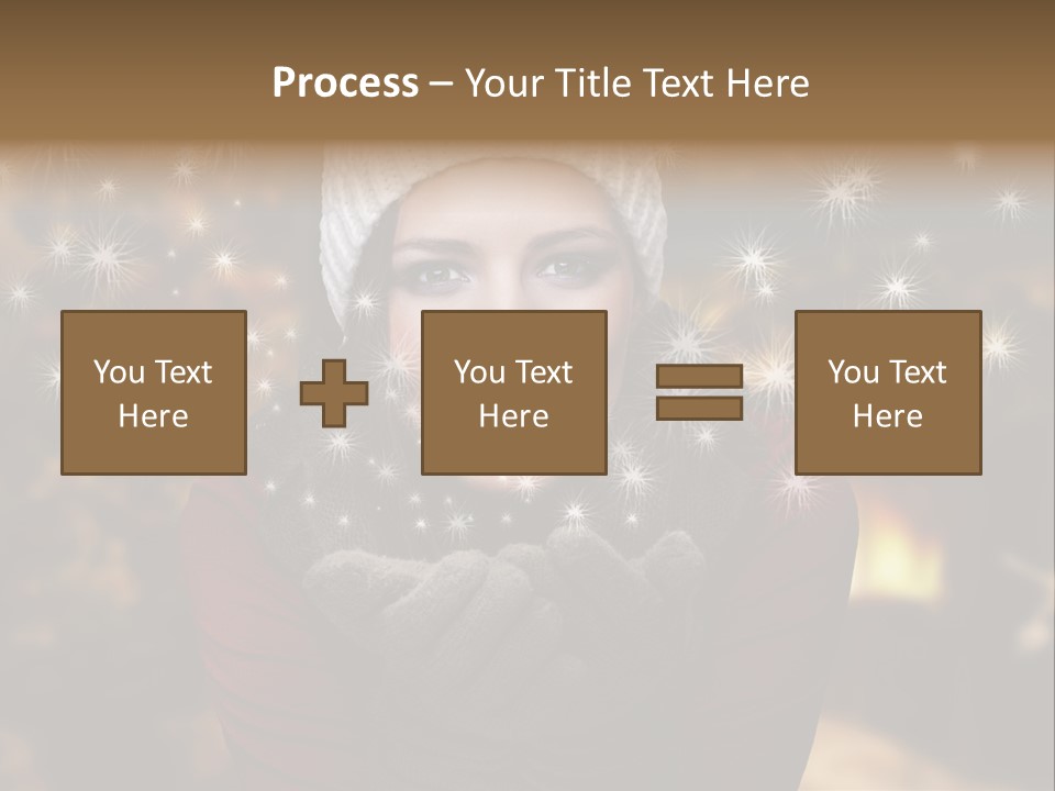 Background Hands Hat PowerPoint Template