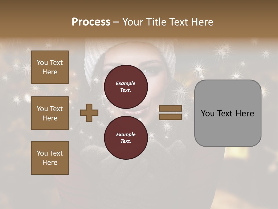 Background Hands Hat PowerPoint Template