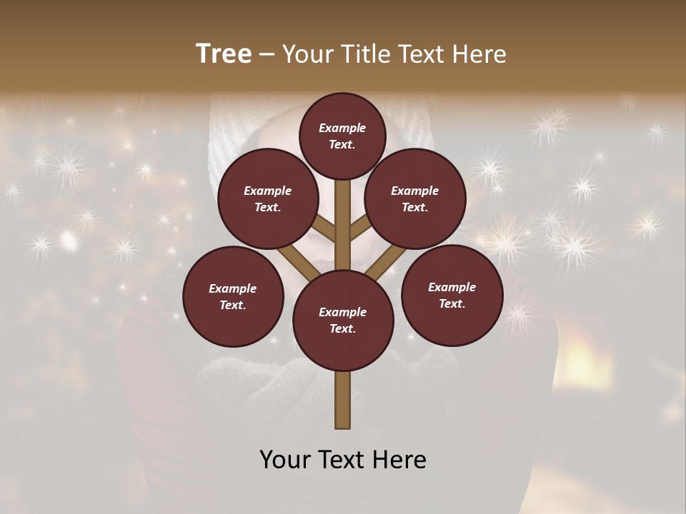 Background Hands Hat PowerPoint Template