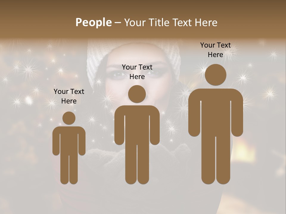 Background Hands Hat PowerPoint Template