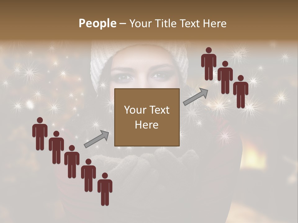 Background Hands Hat PowerPoint Template