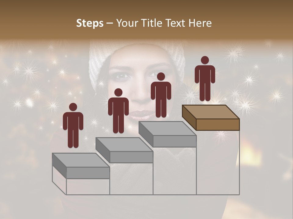 Background Hands Hat PowerPoint Template