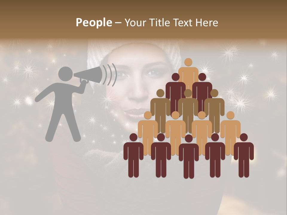 Background Hands Hat PowerPoint Template