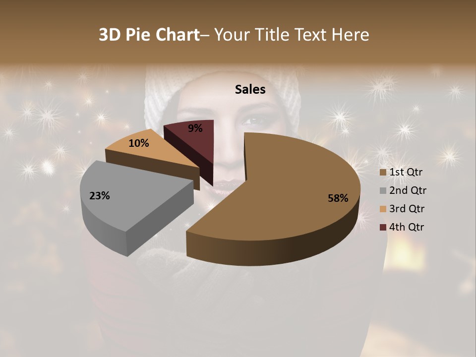 Background Hands Hat PowerPoint Template