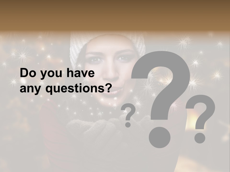 Background Hands Hat PowerPoint Template