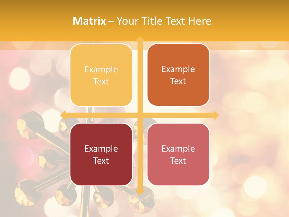 Decoration Decor December PowerPoint Template