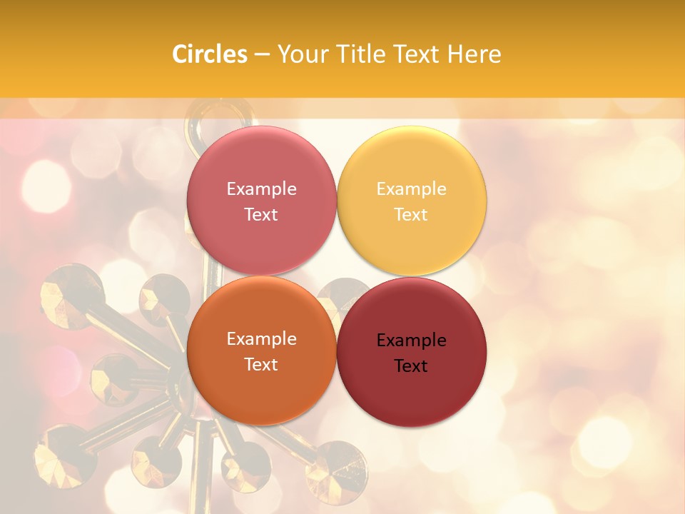 Decoration Decor December PowerPoint Template