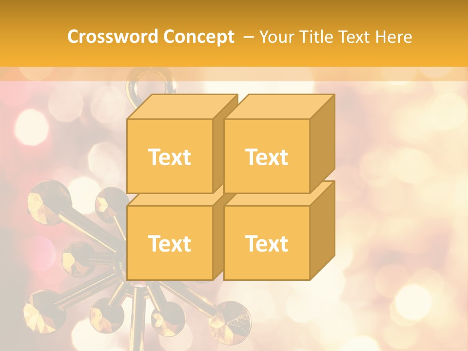 Decoration Decor December PowerPoint Template