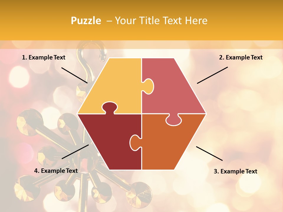 Decoration Decor December PowerPoint Template