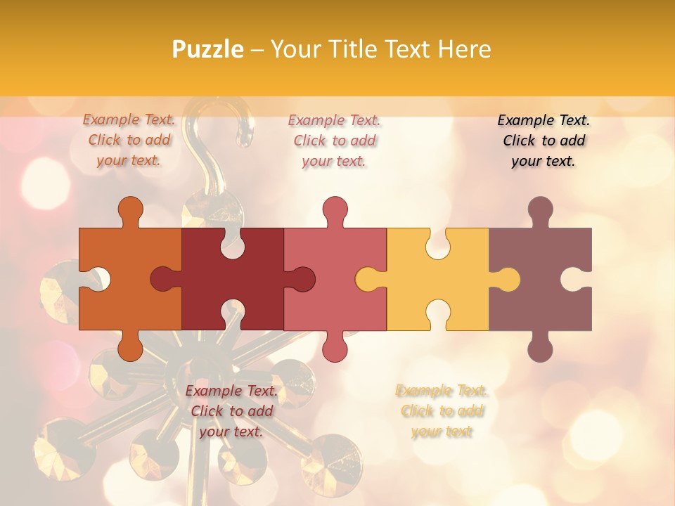 Decoration Decor December PowerPoint Template