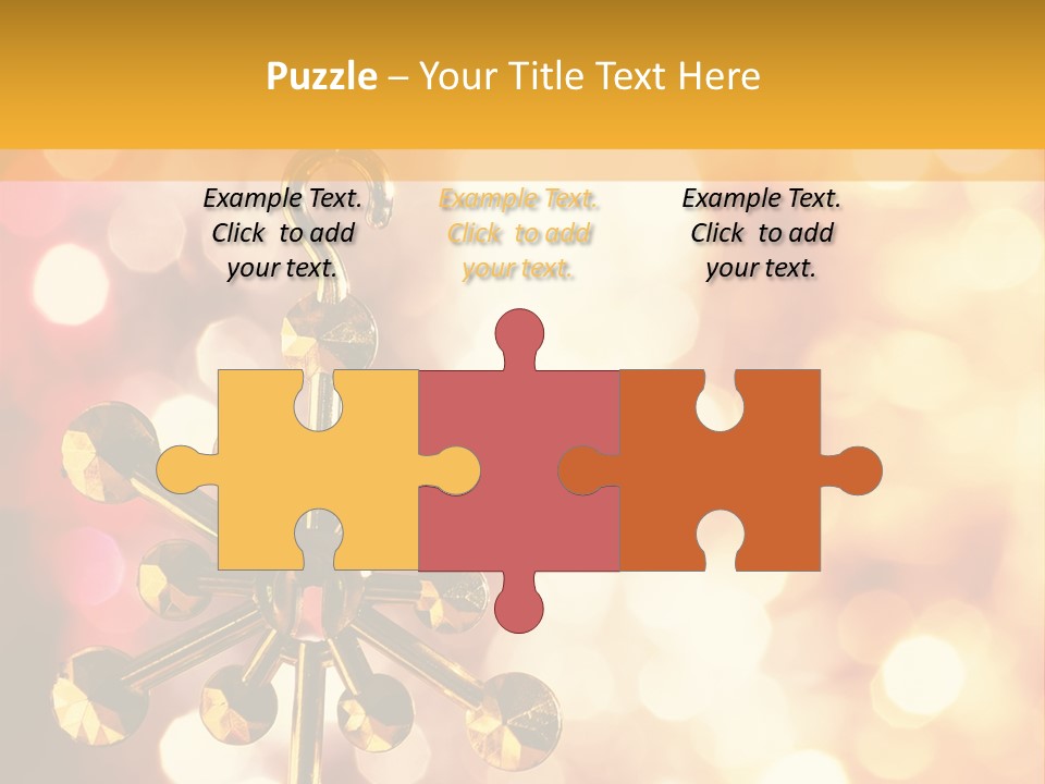Decoration Decor December PowerPoint Template