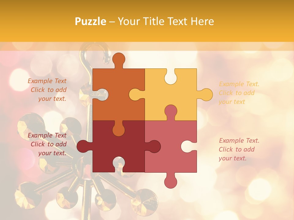 Decoration Decor December PowerPoint Template