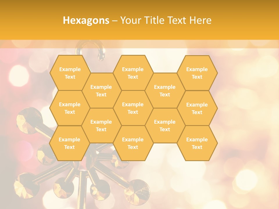 Decoration Decor December PowerPoint Template