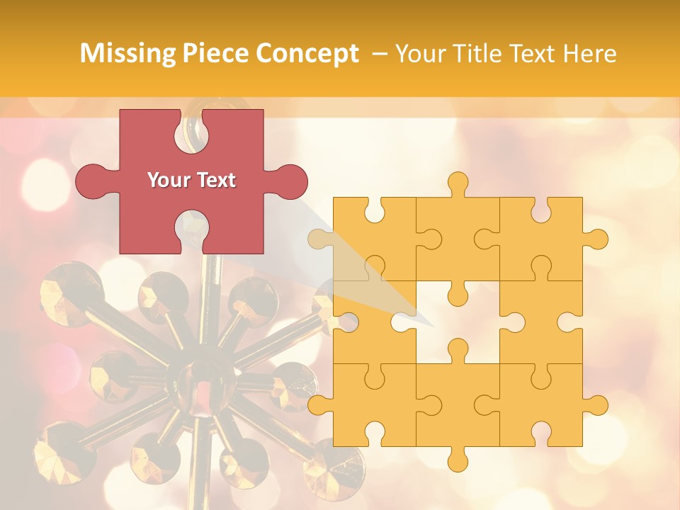 Decoration Decor December PowerPoint Template