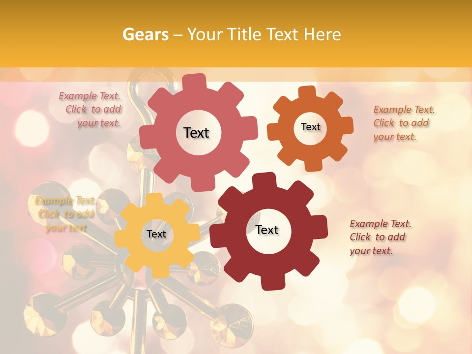 Decoration Decor December PowerPoint Template