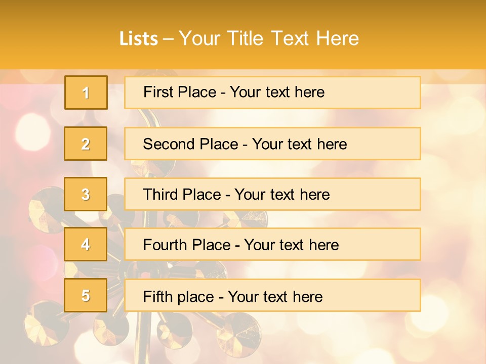 Decoration Decor December PowerPoint Template