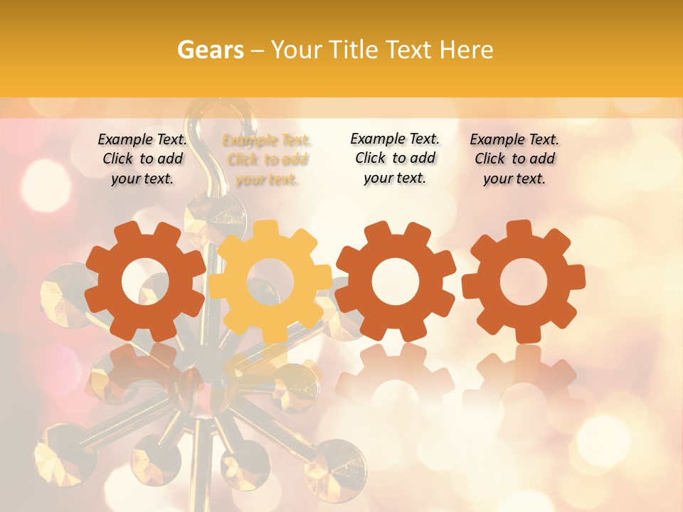 Decoration Decor December PowerPoint Template