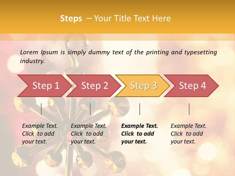 Decoration Decor December PowerPoint Template