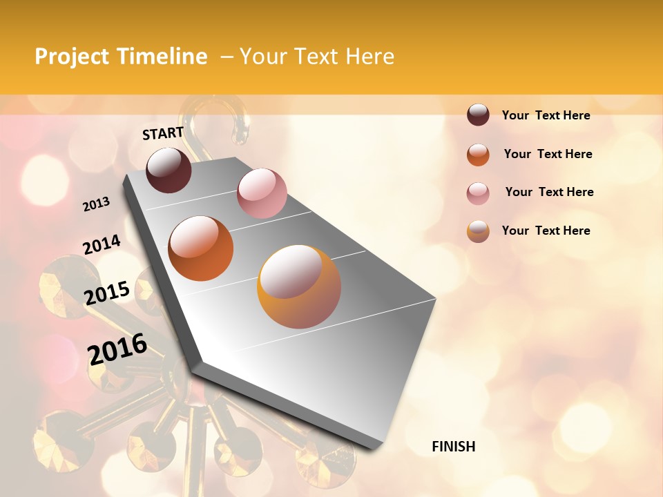 Decoration Decor December PowerPoint Template