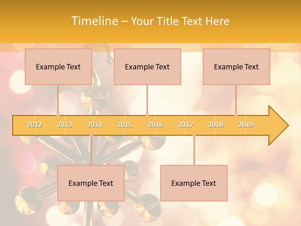 Decoration Decor December PowerPoint Template