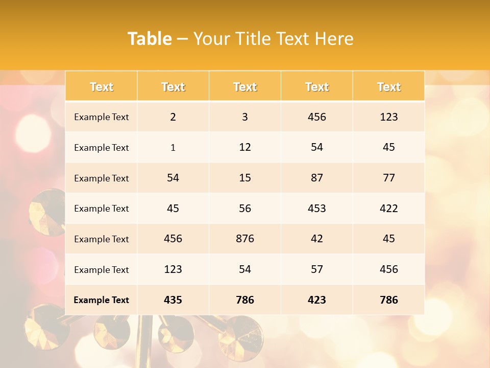 Decoration Decor December PowerPoint Template