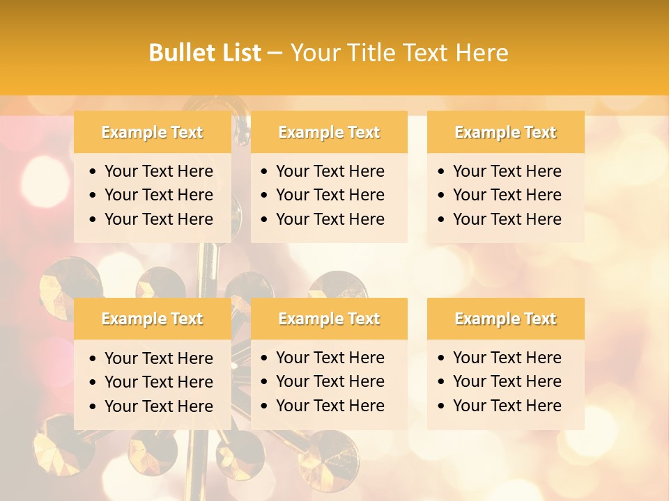 Decoration Decor December PowerPoint Template