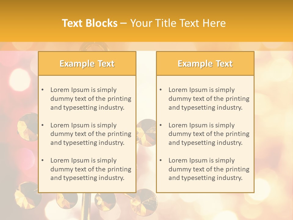 Decoration Decor December PowerPoint Template