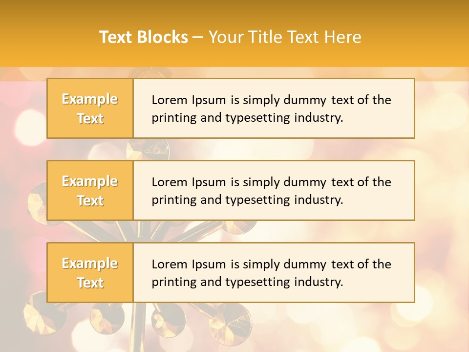 Decoration Decor December PowerPoint Template