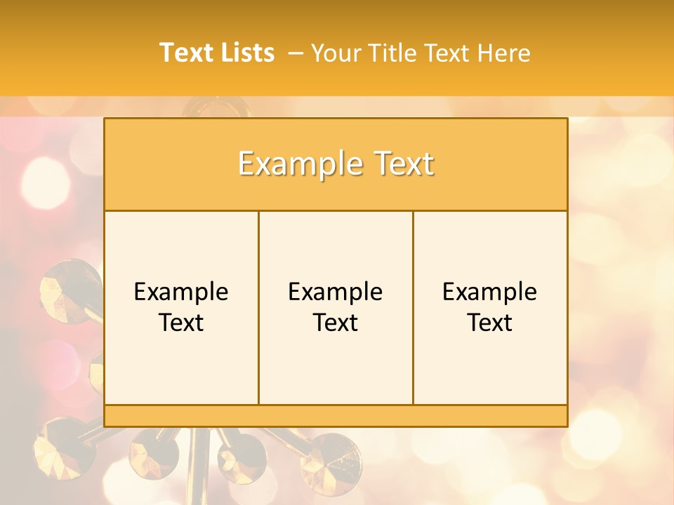 Decoration Decor December PowerPoint Template