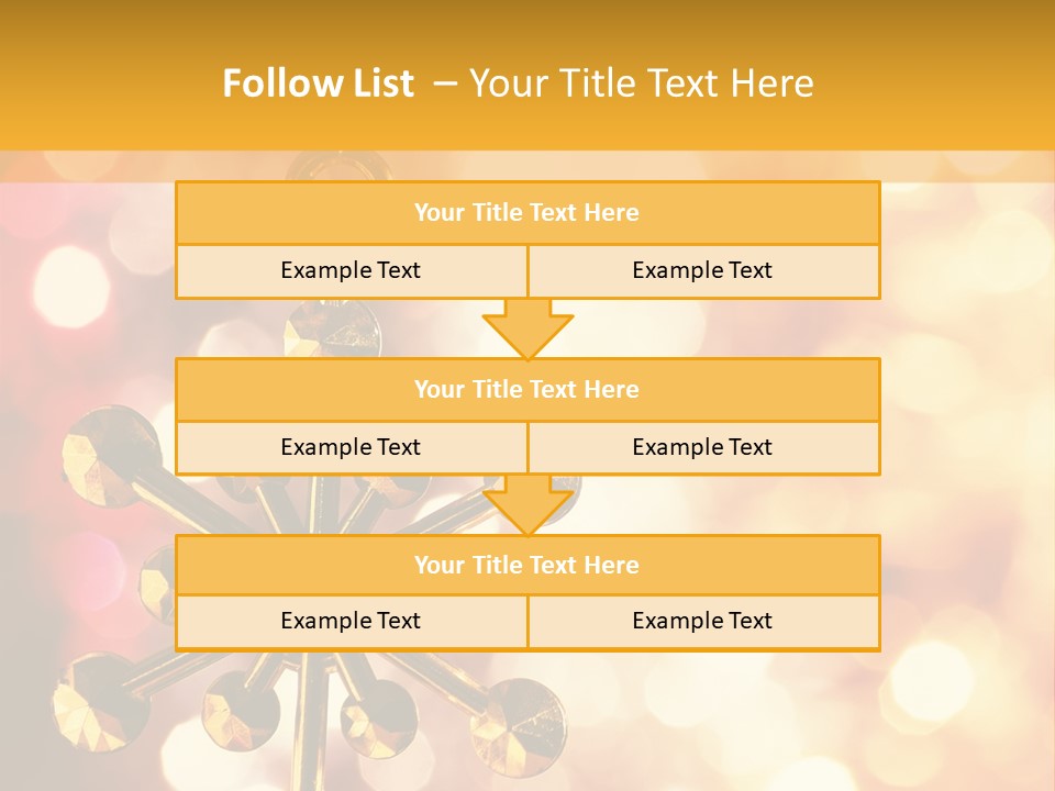 Decoration Decor December PowerPoint Template