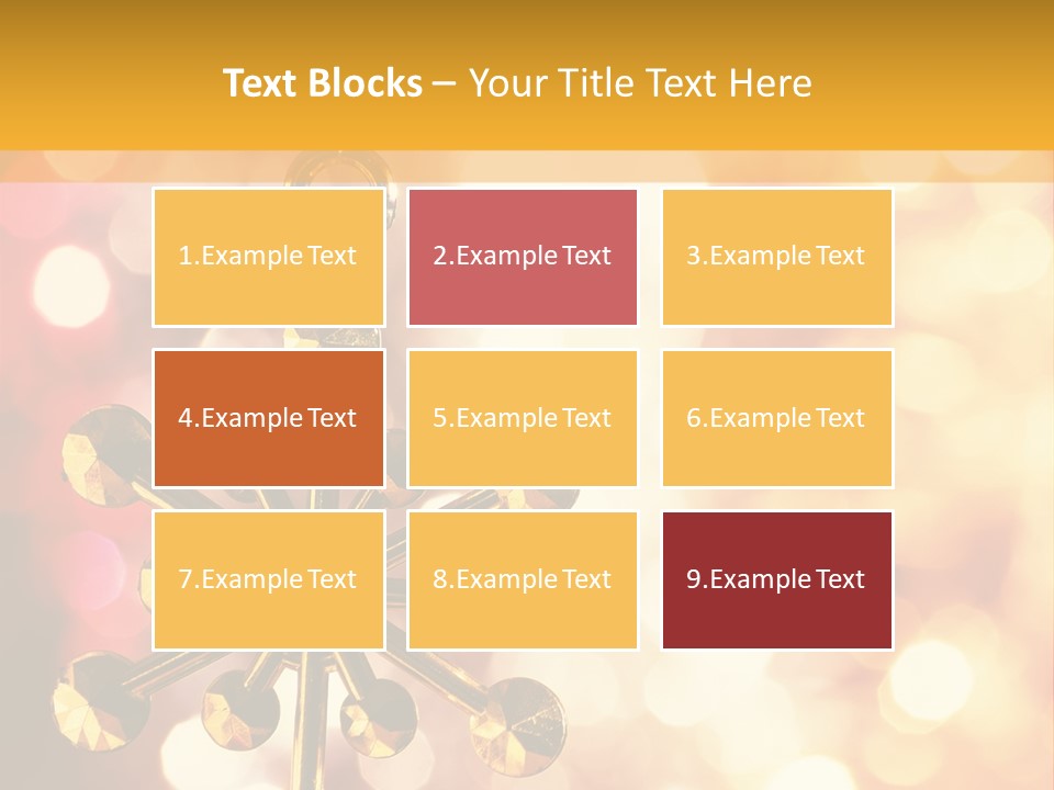 Decoration Decor December PowerPoint Template