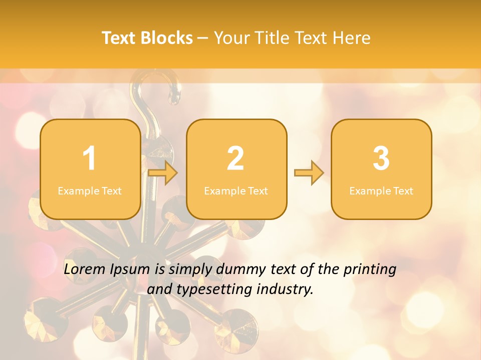 Decoration Decor December PowerPoint Template