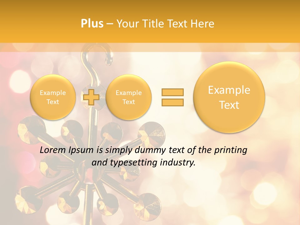 Decoration Decor December PowerPoint Template