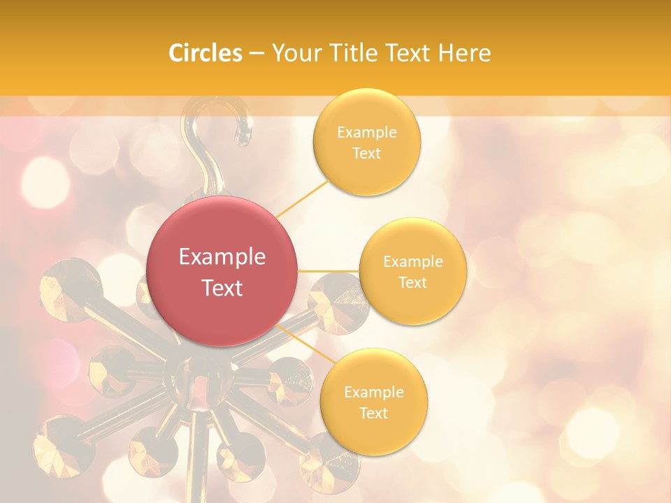 Decoration Decor December PowerPoint Template