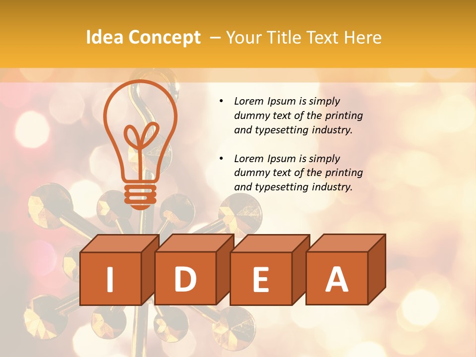 Decoration Decor December PowerPoint Template