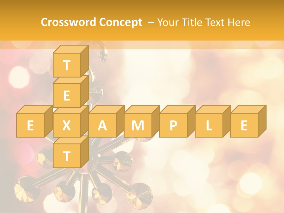Decoration Decor December PowerPoint Template