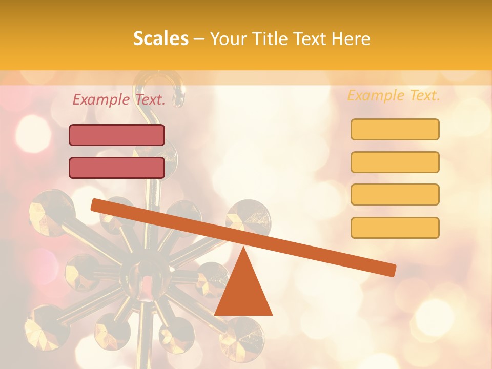 Decoration Decor December PowerPoint Template