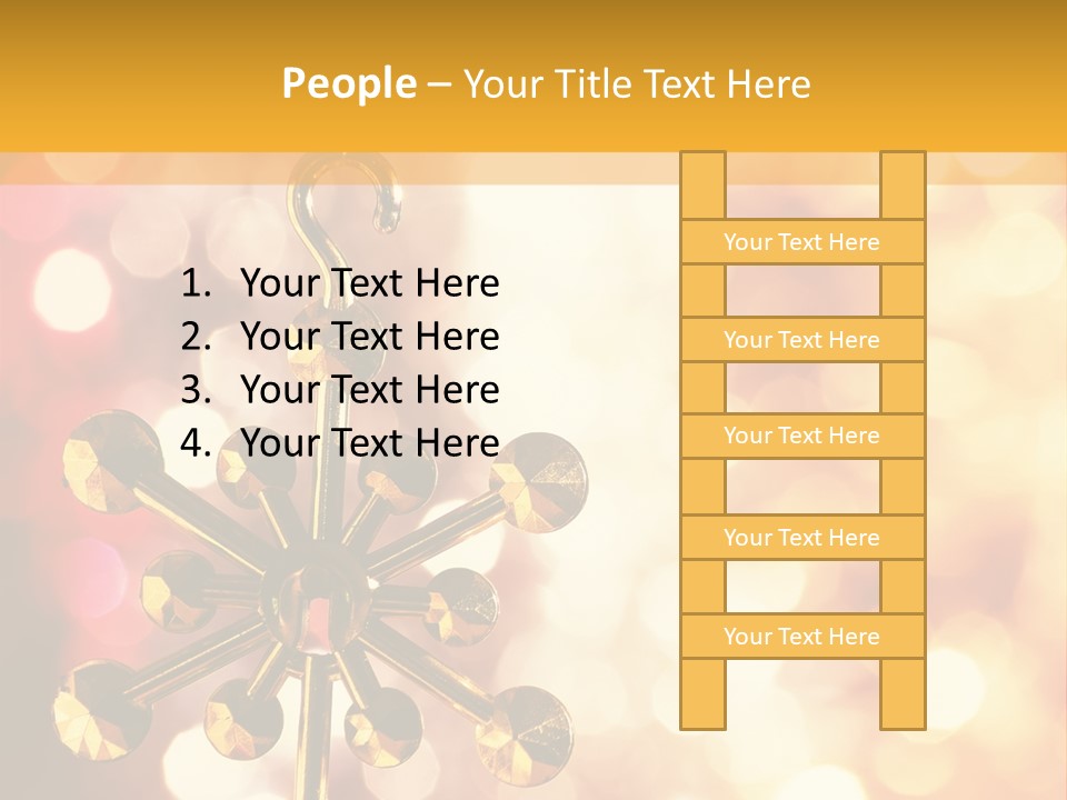 Decoration Decor December PowerPoint Template