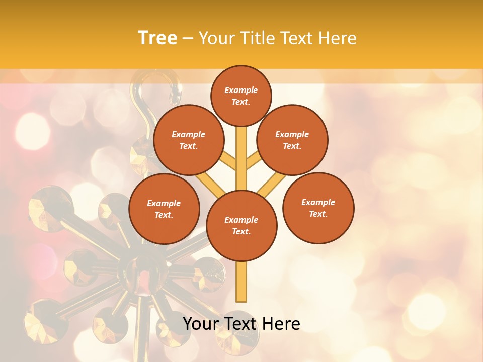 Decoration Decor December PowerPoint Template