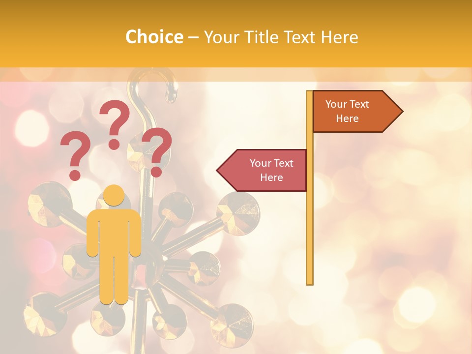 Decoration Decor December PowerPoint Template