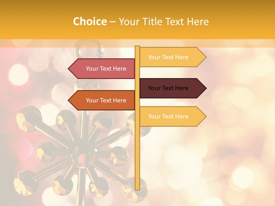 Decoration Decor December PowerPoint Template