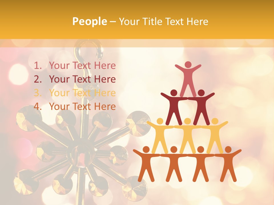 Decoration Decor December PowerPoint Template