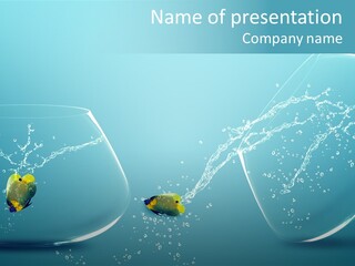 Mid Air Wavy Action PowerPoint Template
