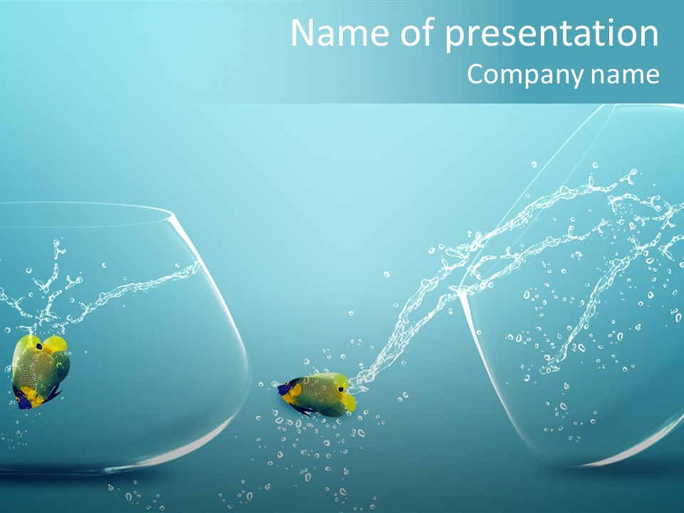 Mid Air Wavy Action PowerPoint Template