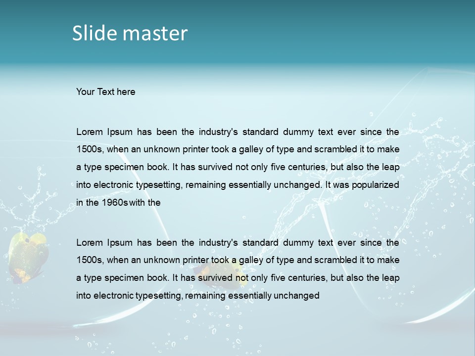 Mid Air Wavy Action PowerPoint Template