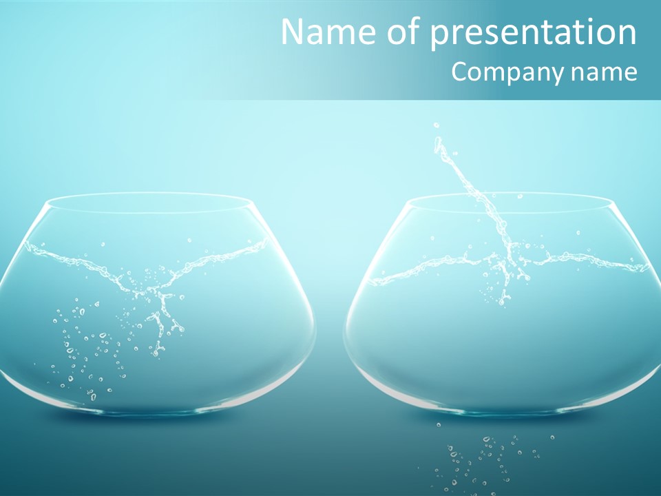 Home Swim Bowl PowerPoint Template