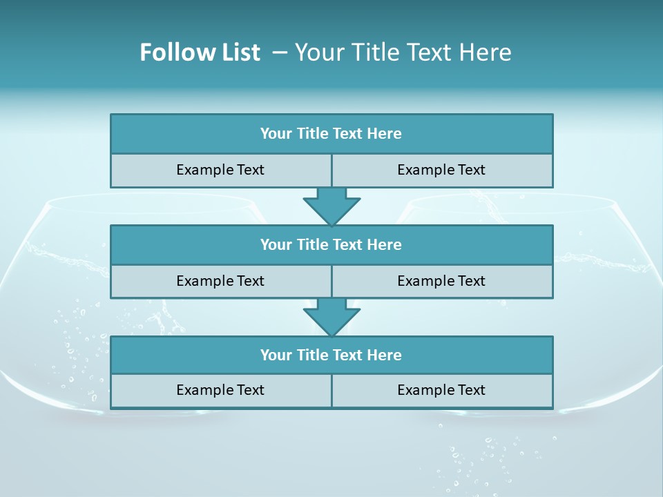 Home Swim Bowl PowerPoint Template