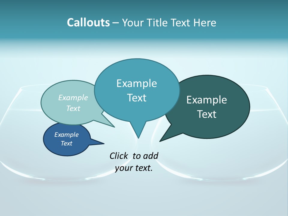 Concept No Action Fishbowl PowerPoint Template