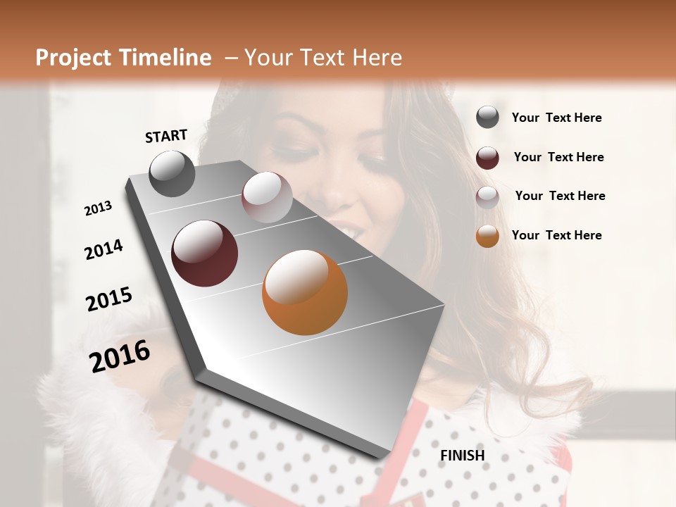 Holiday Xmas Red PowerPoint Template